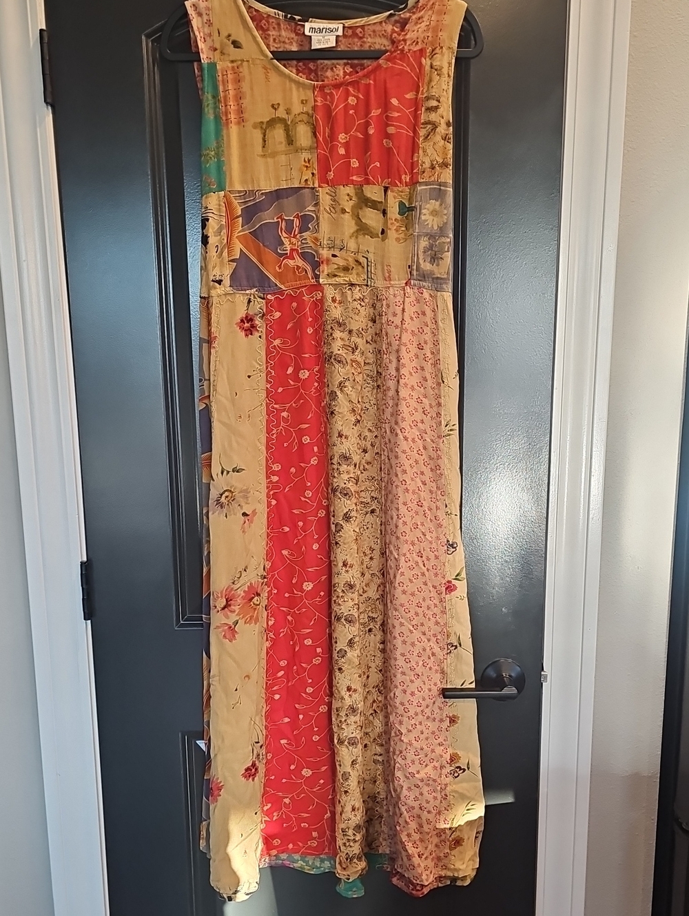 Vintage Marisol Boho Patchwork Dress